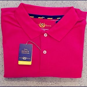 Men’s Club Room Cherry Pink Polo Shirt